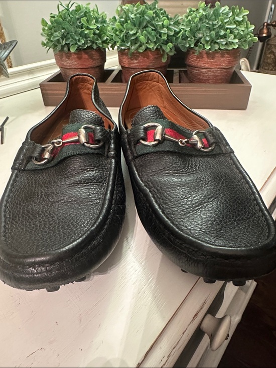 Gucci Black Horsebit Driving Loafers 7.5 or 8.5 9 US main image 5